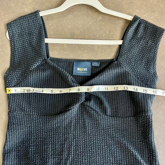 Maeve, Size Medium, Black V-neck Shirt NWOT - Picture 5 of 7